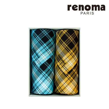 레노마 남녀 2매세트 손수건