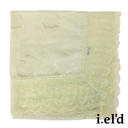 아이엘드 1매 자수레이스 손수건