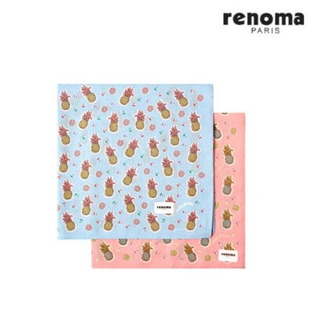 레노마 남녀 1매 나염손수건