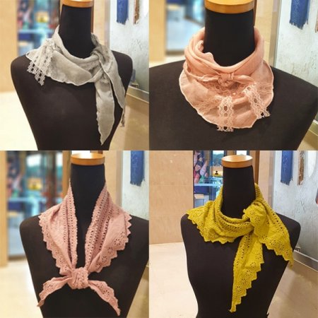 레노마 삼각 쁘띠 손수건 6종 택 1