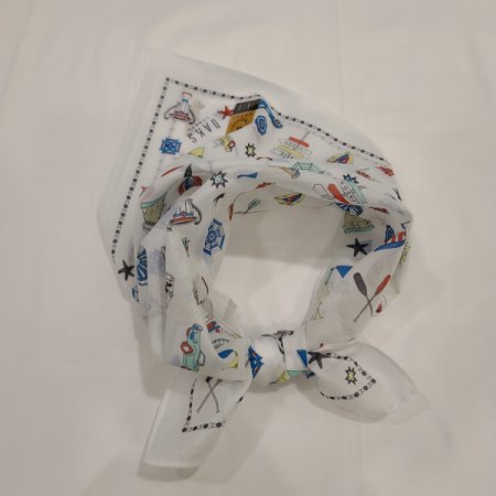 면대 나염 손수건