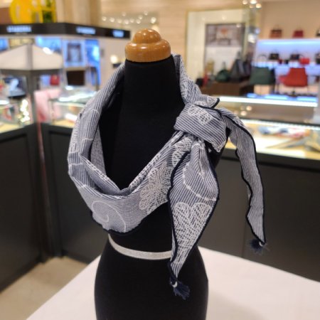 플라워 자수 쁘띠 손수건