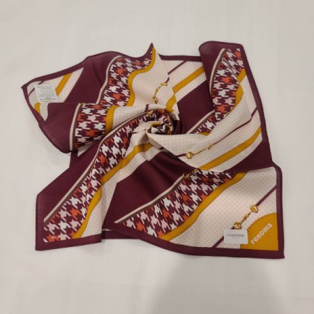 레노마 남녀 1매 나염 손수건