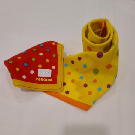 레노마 남녀 1매 나염손수건