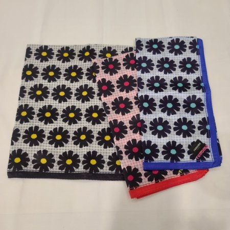 레노마 면 실크 쁘띠손수건