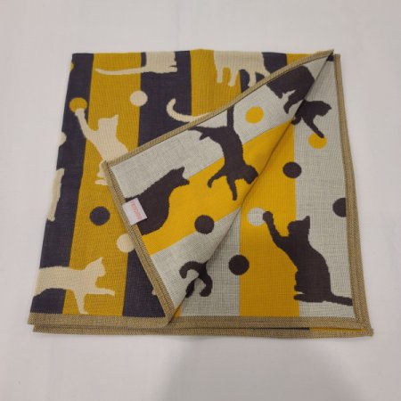 레노마 남녀 삼중직 선염손수건