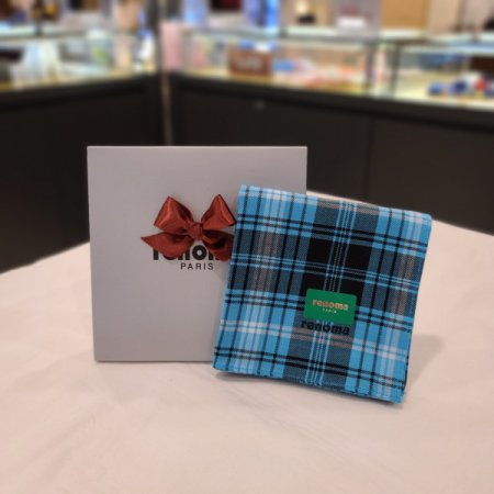 레노마 남녀 1매 선염손수건