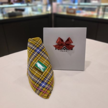 레노마 남녀 1매 선염 손수건