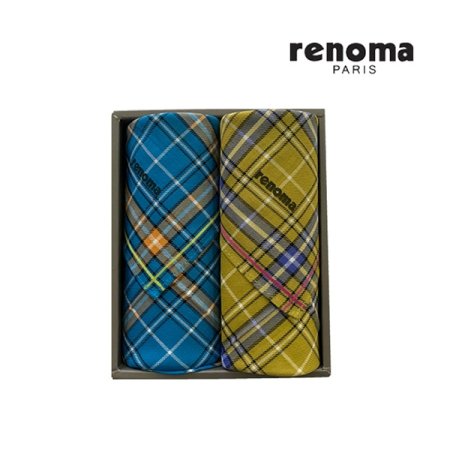 레노마 남녀 손수건 2매세트 R199번