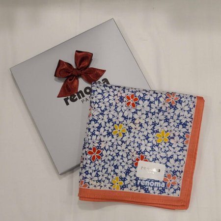 레노마 남녀1매 나염 손수건