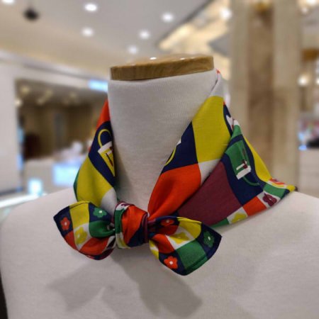 레노마 남녀 1매 나염 손수건