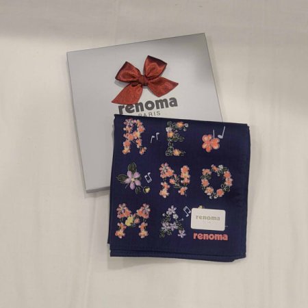 레노마 남녀1매 나염손수건
