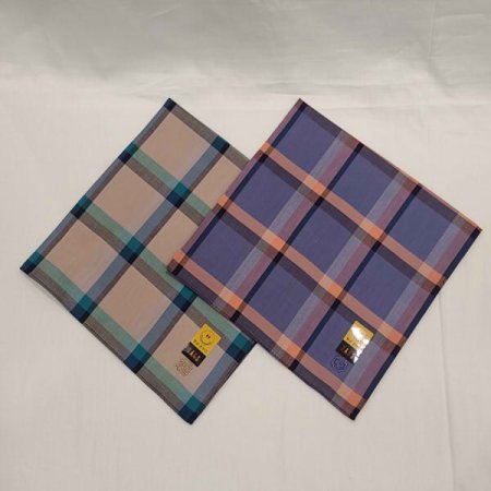 남녀1매 인터로킹 DD자수 선염손수건