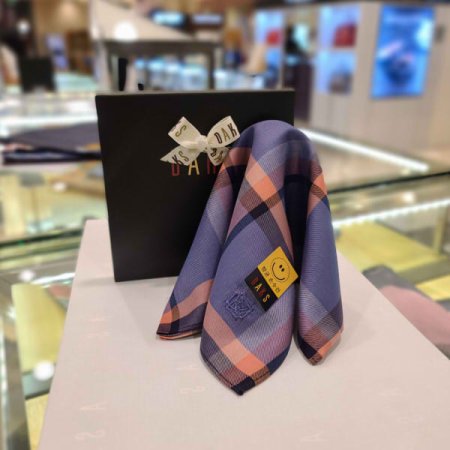 남녀1매 인터로킹 DD자수 선염손수건