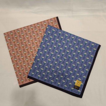 남녀1매 나염 손수건