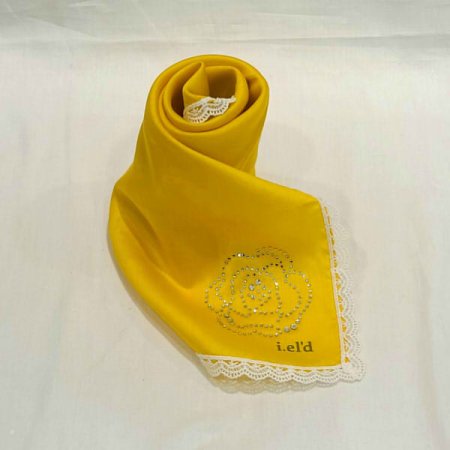 아이엘드 솔리드 큐빅 레이스손수건