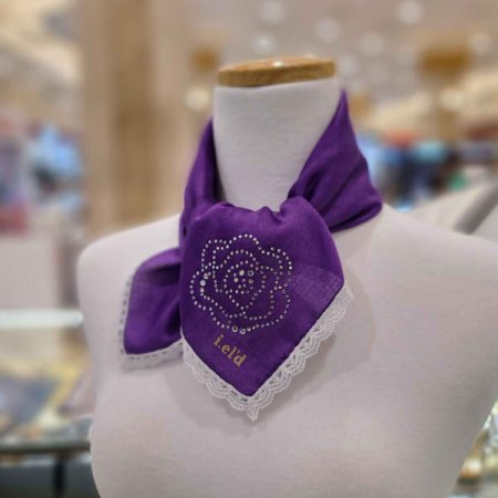 아이엘드 솔리드 큐빅 레이스손수건