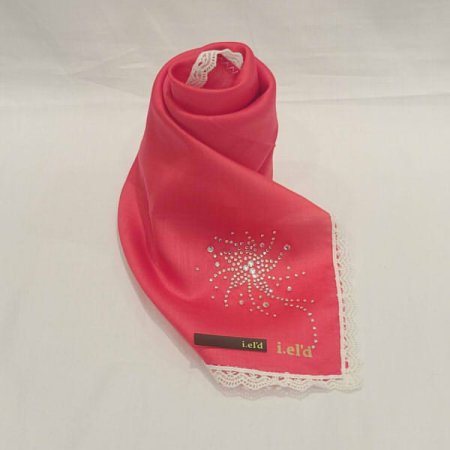 아이엘드 솔리드 큐빅 레이스손수건