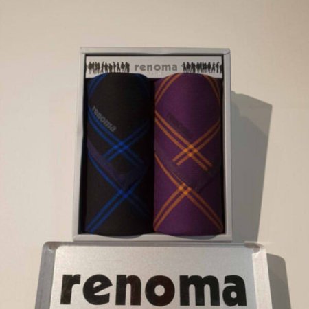 레노마 남녀2매 손수건세트