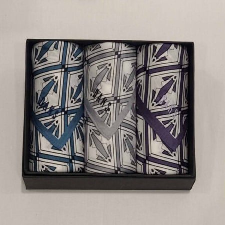 남녀 3매 나염 손수건 세트