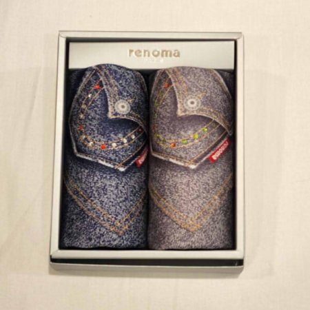 남녀2매 나염 손수건 세트