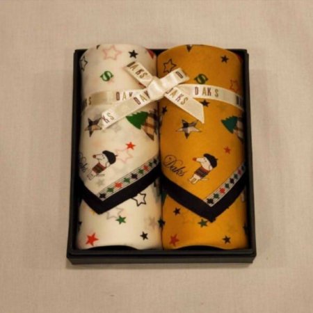 남녀2매 나염 손수건세트