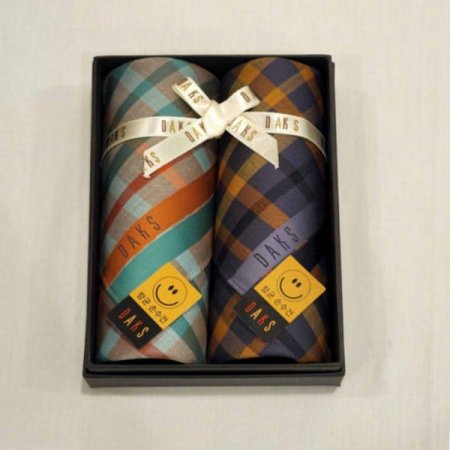 남녀2매 선염 손수건세트