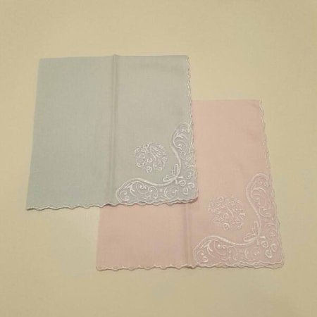 레노마 수입 자수 손수건