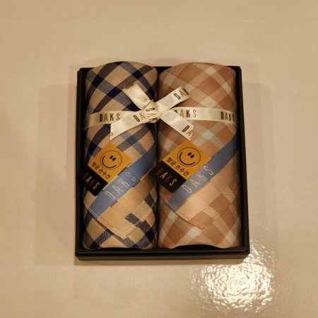 남녀2매 선염 손수건 세트