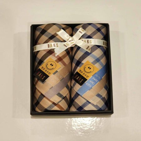 남녀2매 선염 손수건 세트