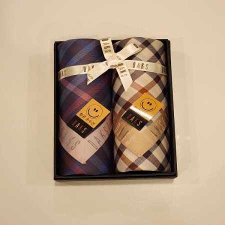 남녀2매 선염 손수건 세트