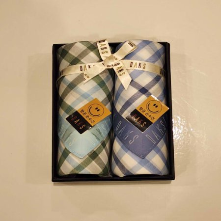 남녀2매 선염 손수건 세트