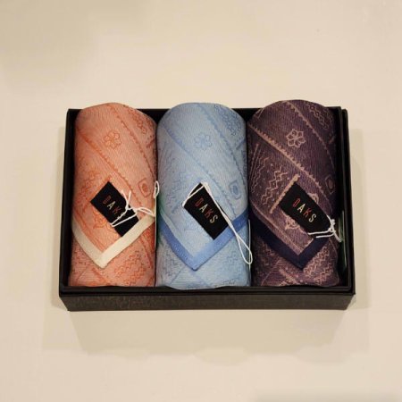 남녀3매 수빈사 손수건 세트