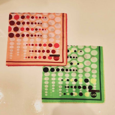 아이엘드 남녀1매 나염 손수건