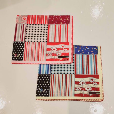 아이엘드 남녀1매 나염 손수건