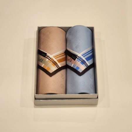 아이엘드 남녀2매 선염 손수건 세트