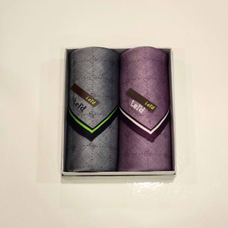 남녀2매 선염 손수건 세트