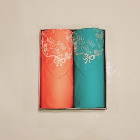 레노마 남녀2매 수입 손수건 세트