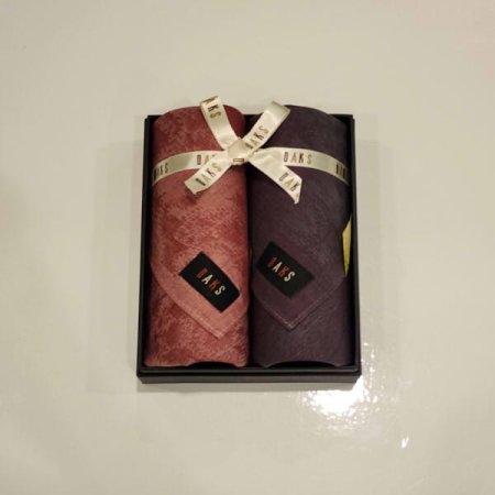 남녀2매 콩섬유 손수건 세트