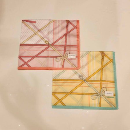 레노마 남녀1매 나염 손수건