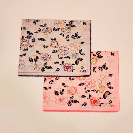 아이엘드 남녀1매 스칼롭 손수건