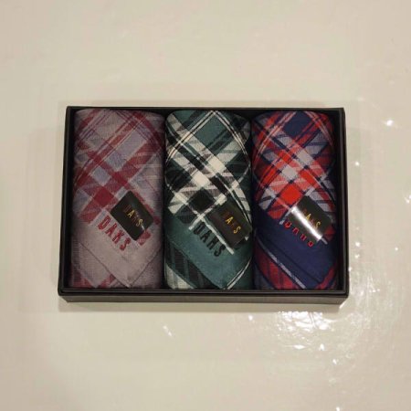 남녀3매 선염 손수건 세트