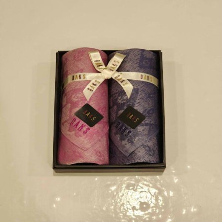 남녀2매 선염 손수건 세트