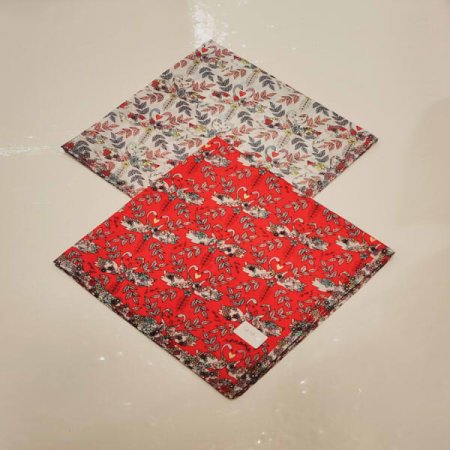 레노마 남녀1매 나염 손수건