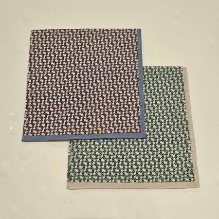 레노마 남녀1매 나염 손수건