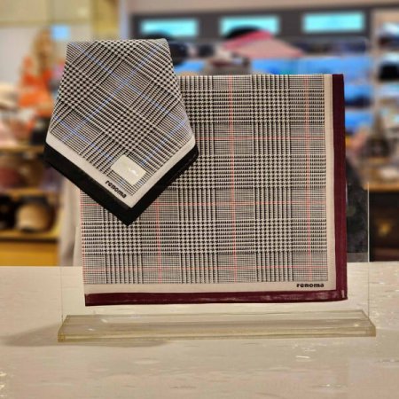 레노마 남녀1매 나염 손수건