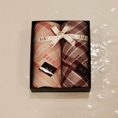 남녀2매 선염 손수건 세트