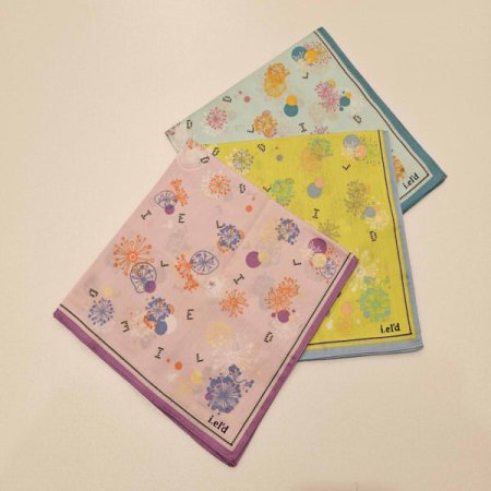 아이엘드 남녀1매 나염 손수건