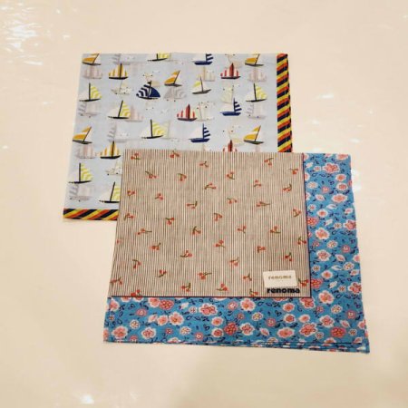 레노마 남녀1매 나염 손수건 2종 택1