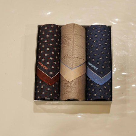 레노마 남녀3매 손수건 세트